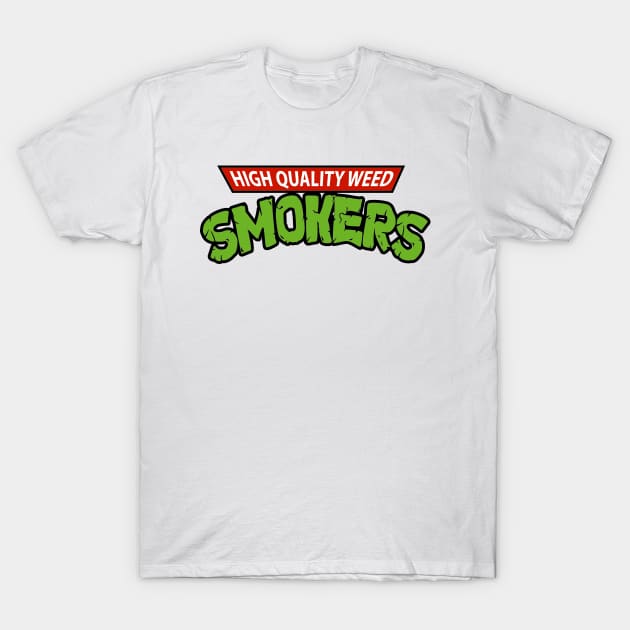 High Quality Weed Smokers Logo T-Shirt by Illustrious Graphics 